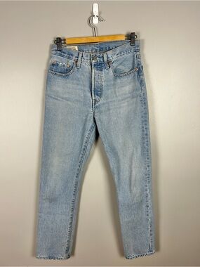 LEVI'S 501 Jeans Light Wash Women's 27 Straight Leg